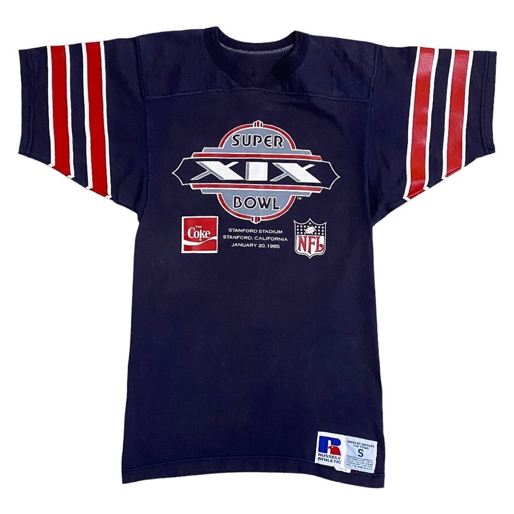 Russell Athletic x Coca Cola 1985 NFL Super Bowl XIX Jersey Tee